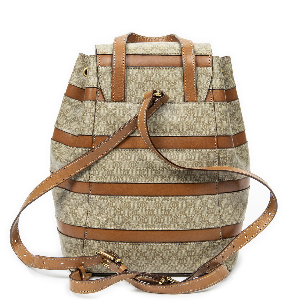 Celine Vintage Drawstring Backpack - image 5